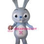 Affordable Blue Cute Rabbit Mascot Costume