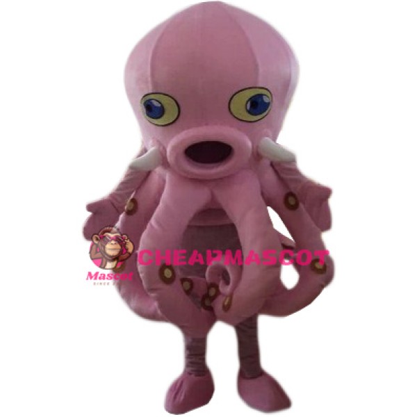 Affordable Pink Octopus Mascot Costume