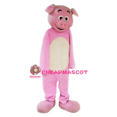 Affordable Lovely Pink Pig Mascot Costume