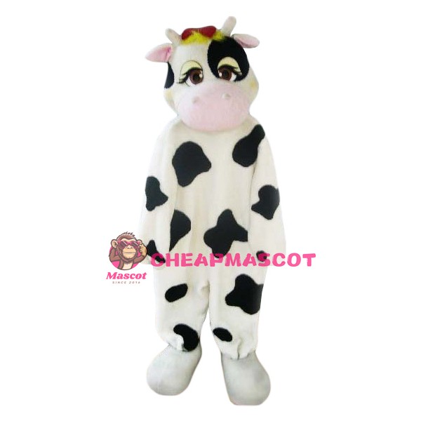 Superb Female Cow Mascot Costume