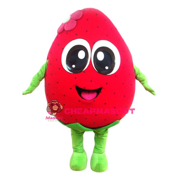 Superb Strawberry Mascot Costume