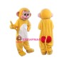 Superb Yellow Monkey Mascot Costume