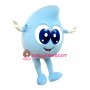 Happy Lightweight Blue Water Drop Mascot Costume