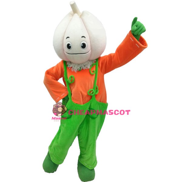 Superb Garlic Boy Mascot Costume