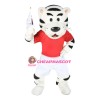 Sport White Tiger Mascot Costume