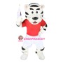 Sport White Tiger Mascot Costume