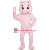 Superb Friendly Pink Pig Mascot Costume