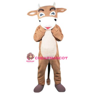 Friendly Lightweight Bull Mascot Costume
