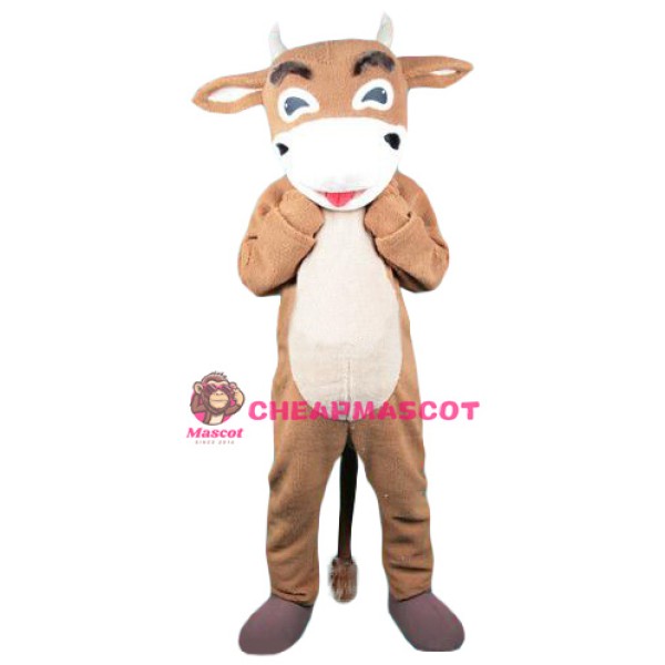 Friendly Lightweight Bull Mascot Costume
