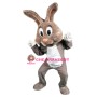 Lovely Brown Rabbit Mascot Costume