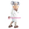 Friendly White Sheep Mascot Costume