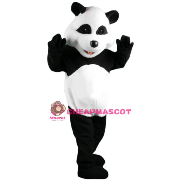 Friendly Panda Mascot Costume