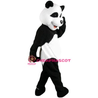 Friendly Panda Mascot Costume