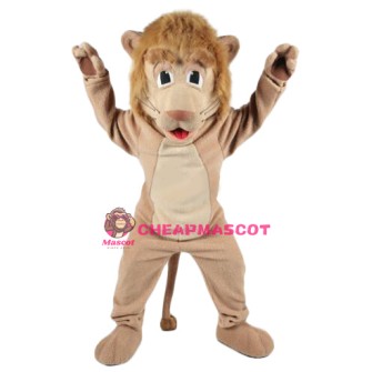 Lovable Lion Mascot Costume