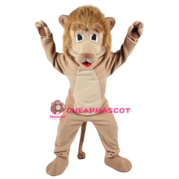 Lovable Lion Mascot Costume