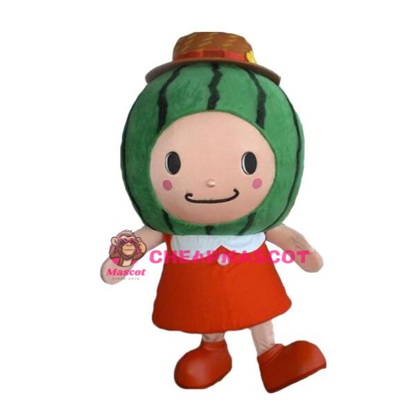 Watermelon Girl Mascot Costume