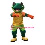 Friendly College Frog Mascot Costume