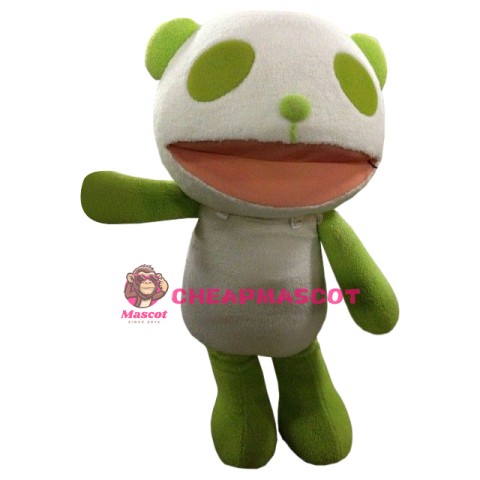 Green Panda Mascot Costume