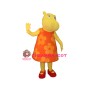 Hippo Girl Mascot Costume