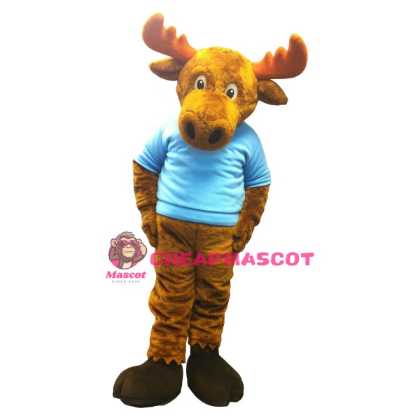 College Lightweight Moose Mascot Costume