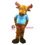 College Lightweight Moose Mascot Costume