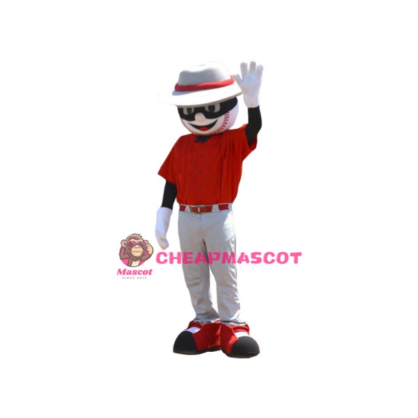 Friendly Mr. Baseball Mascot Costume
