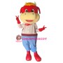 Superb Red Cow Mascot Costume