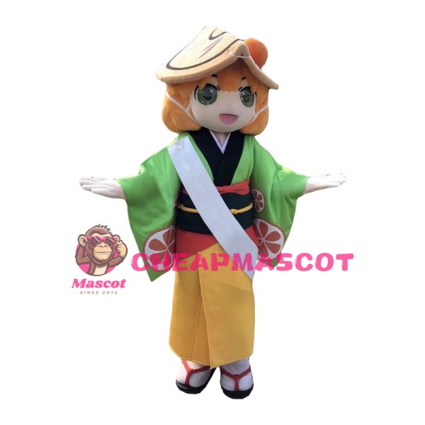 Superb Japanese Girl Mascot Costume