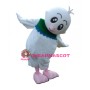 Superb Lovely White Bird Mascot Costume