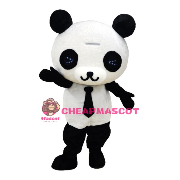 Handsome Panda Mascot Costume