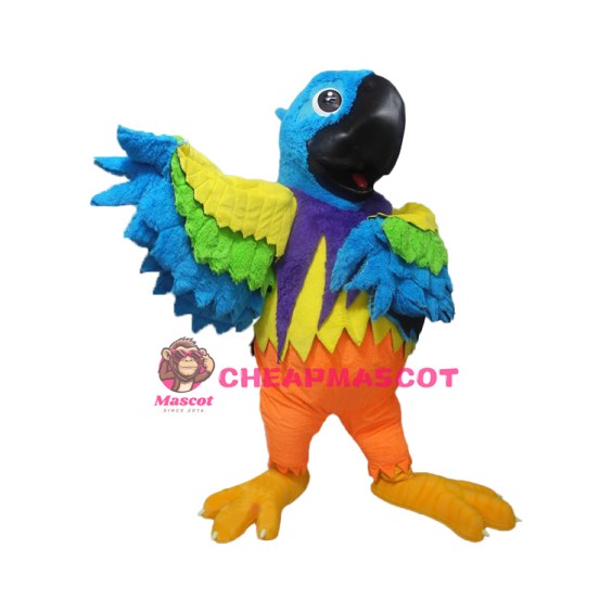 Colorful Parrot Mascot Costume