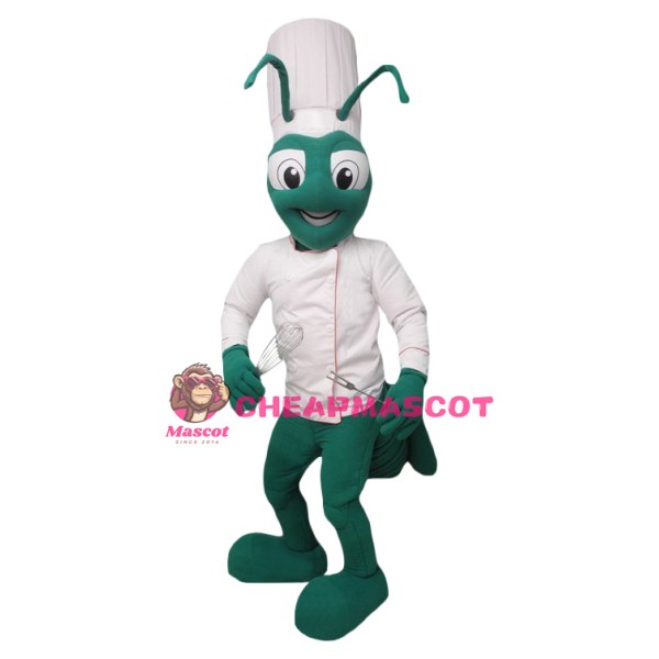 Chef Cricket Mascot Costume