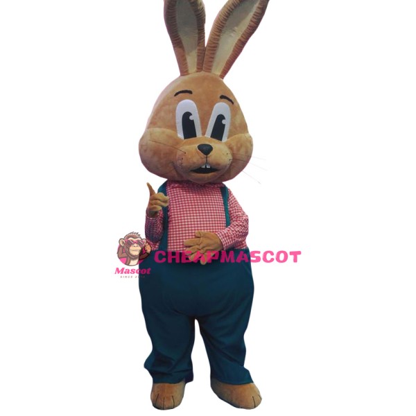 Superb Brown Lightweight Rabbit Mascot Costume