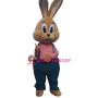 Superb Brown Lightweight Rabbit Mascot Costume