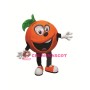 Happy Lightweight Orange Mascot Costume
