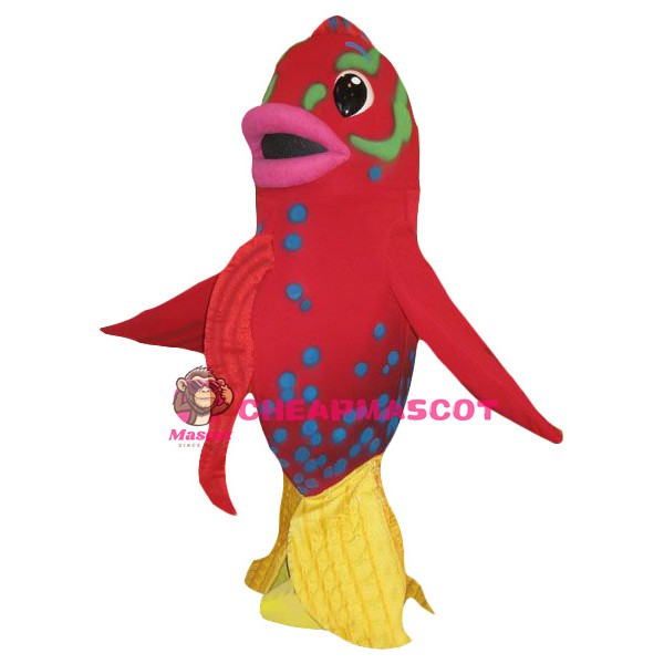 Red Goldfish Mascot Costume