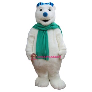 Superb Friendly Lightweight Polar Bear Mascot Costume