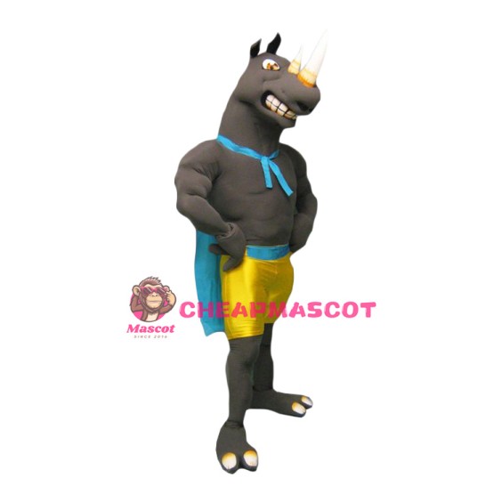 Power Fierce Rhino Mascot Costume