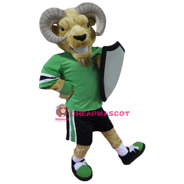 College Power Ram Mascot Costume