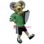 College Power Ram Mascot Costume