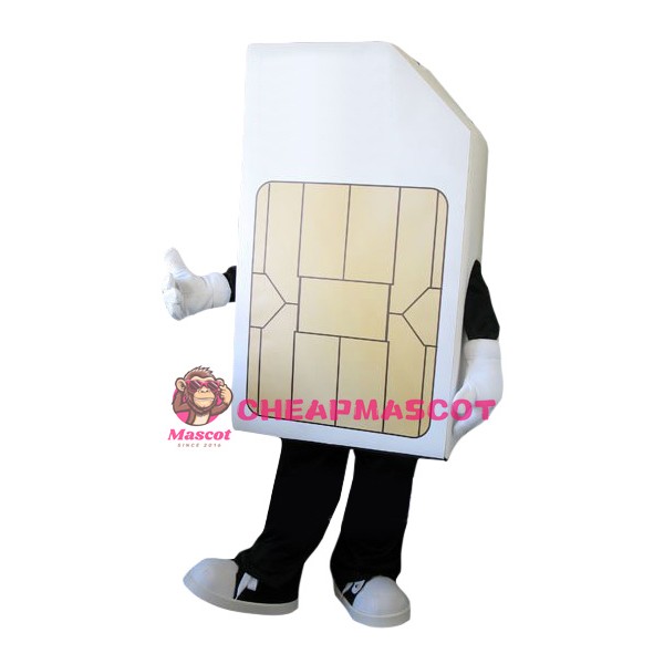 Sim Card Mascot Costume