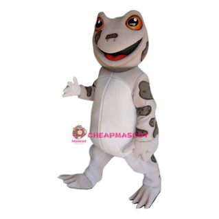 Friendly Brown Frog Mascot Costume