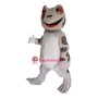Friendly Brown Frog Mascot Costume