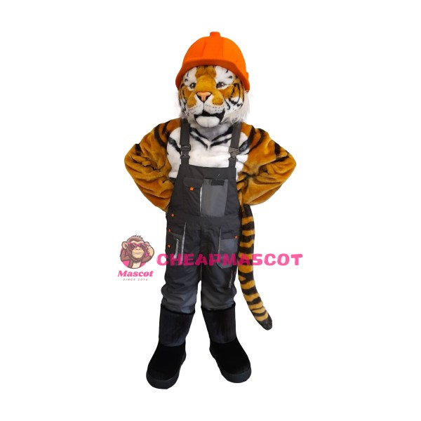 Realistic Tiger Boy Mascot Costume