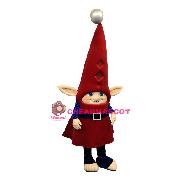Little Red Elf Mascot Costume