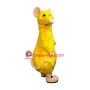 Friendly Yellow Mouse Mascot Costume