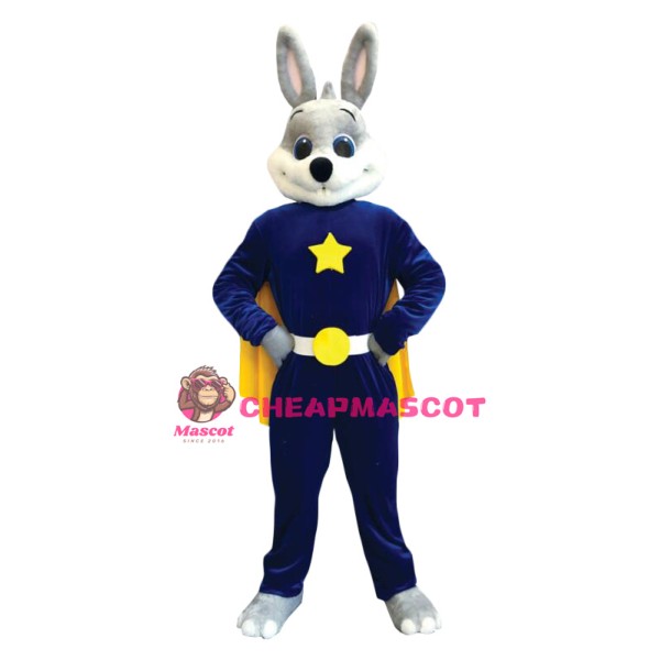Superhero Bunny Mascot Costume