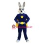 Superhero Bunny Mascot Costume