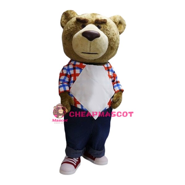 Superb Teddy Bear Mascot Costume