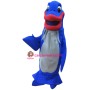 Funny Blue Fish Mascot Costume